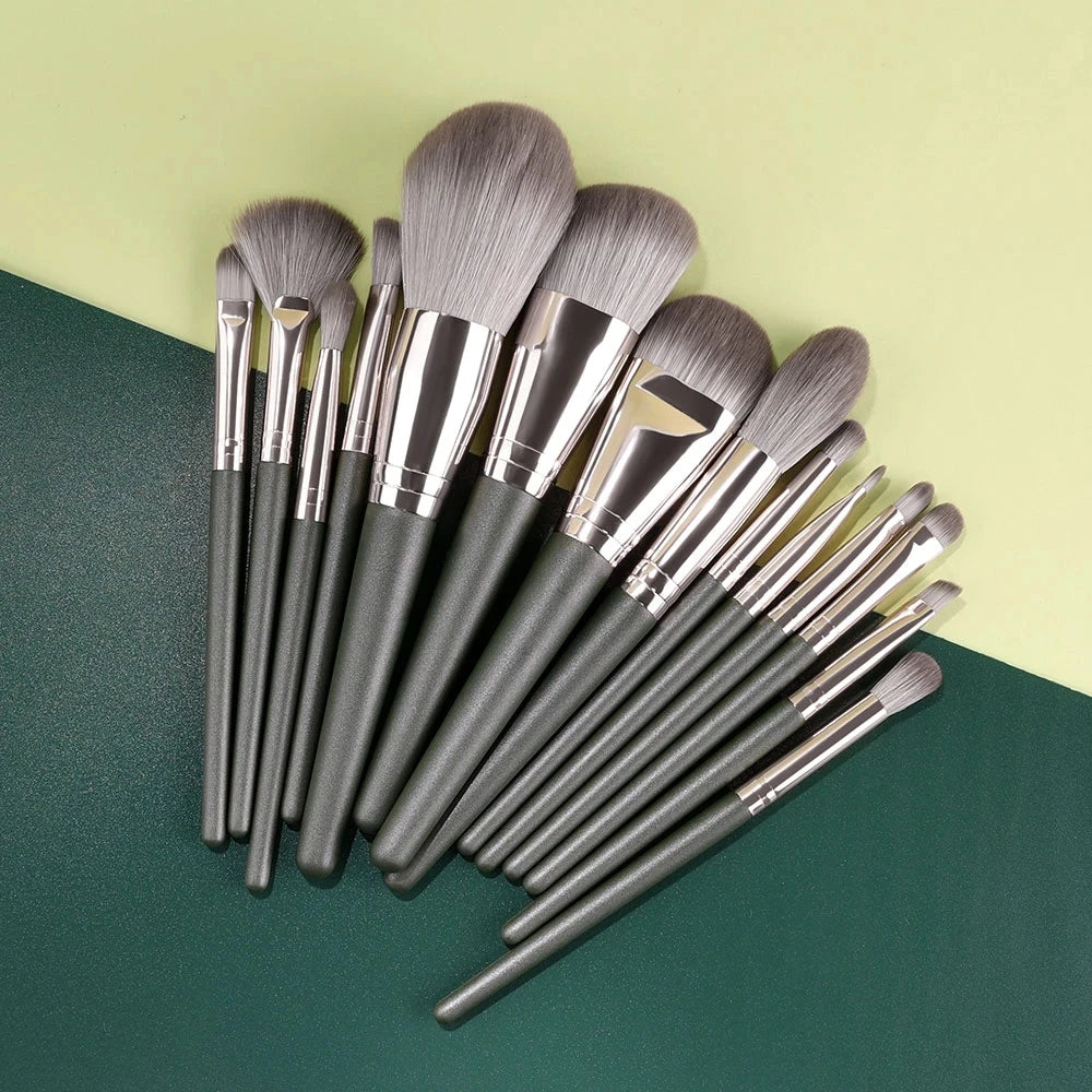 13Pcs-14Pcs Makeup Brushes Soft Fluffy Makeup Tools Cosmetic Powder Eye Shadow Foundation Blush Blending Beauty Make Up Brush