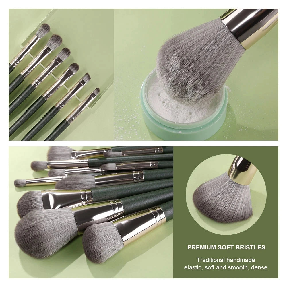 13Pcs-14Pcs Makeup Brushes Soft Fluffy Makeup Tools Cosmetic Powder Eye Shadow Foundation Blush Blending Beauty Make Up Brush