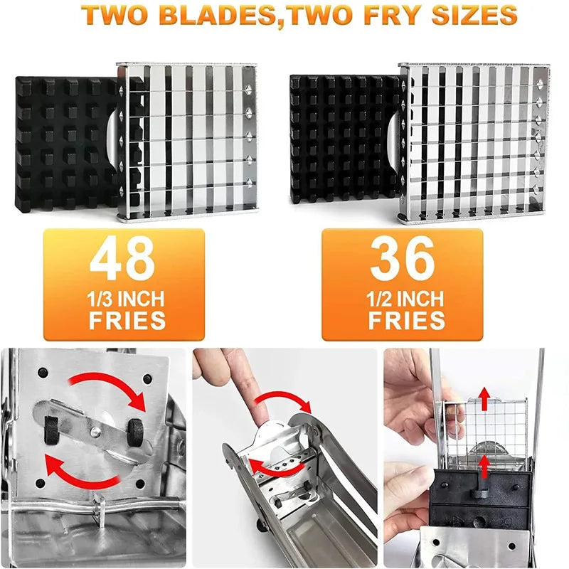 Kitchen tools are good helpers, potato slicer, manual french fry slicer, cucumber slicer, potato slicer, and slicer