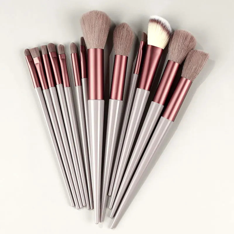 13Pcs-14Pcs Makeup Brushes Soft Fluffy Makeup Tools Cosmetic Powder Eye Shadow Foundation Blush Blending Beauty Make Up Brush