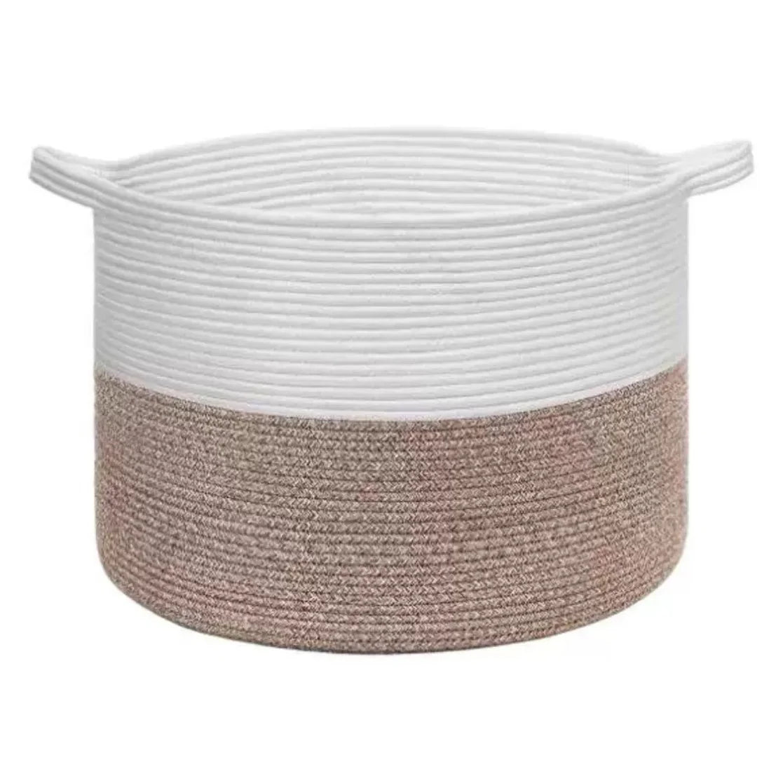 Household Wicker Dirty Laundry Basket ,Oversized Cotton Woven Storage Basket,Store Clothes and Miscellaneous ,Foldable Toy Stora