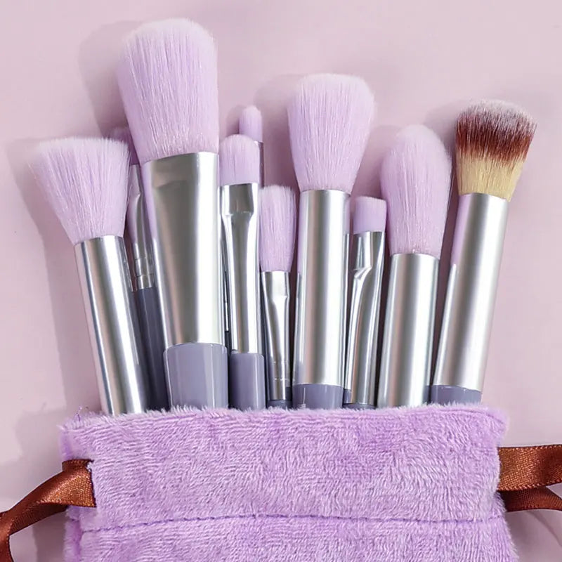 13Pcs-14Pcs Makeup Brushes Soft Fluffy Makeup Tools Cosmetic Powder Eye Shadow Foundation Blush Blending Beauty Make Up Brush