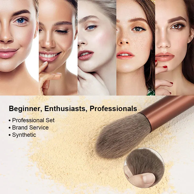 13Pcs-14Pcs Makeup Brushes Soft Fluffy Makeup Tools Cosmetic Powder Eye Shadow Foundation Blush Blending Beauty Make Up Brush
