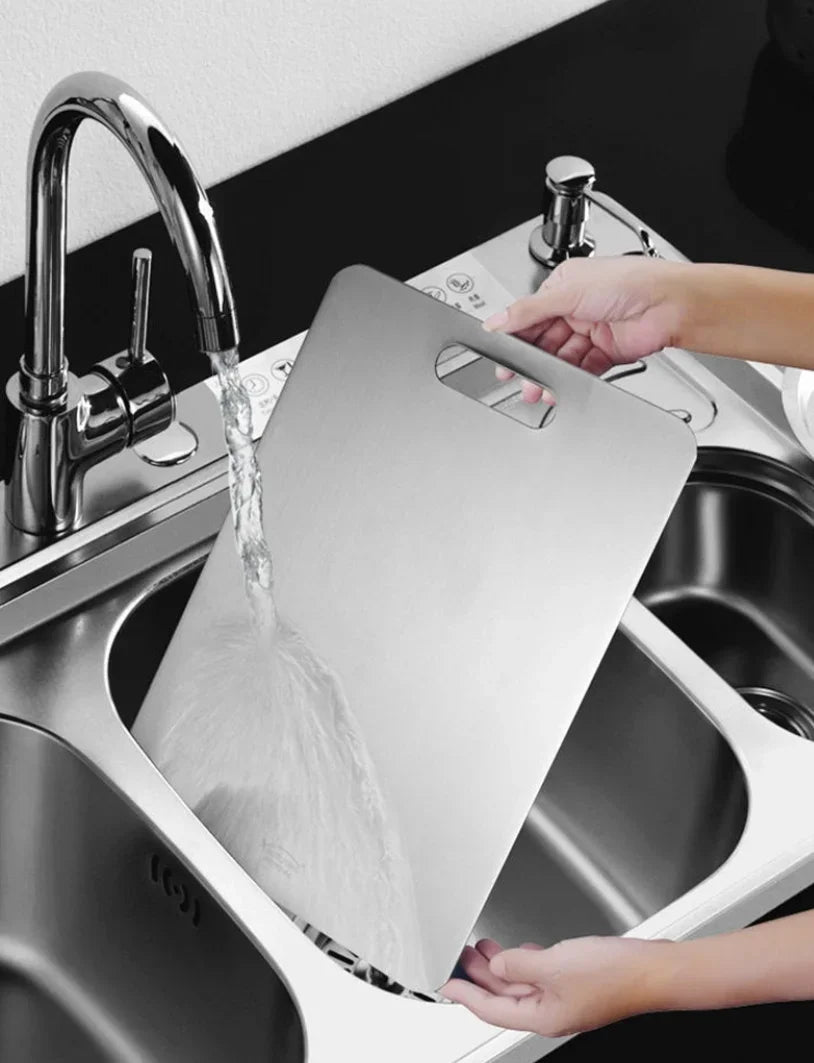 Kitchen Cutting Board Made of Stainless Steel with Durable,non Slip and Hygienic Surface Suitable for Preparing Meat Fruit Dough
