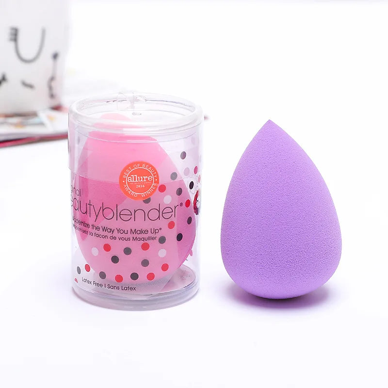 4Pcs Makeup Sponge Powder Puff Dry and Wet Combined Beauty Foundation Tools Cosmetic Ball Powder Puff Bevel Cut Make Up Sponge