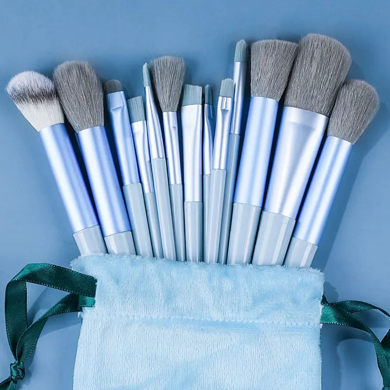 13Pcs-14Pcs Makeup Brushes Soft Fluffy Makeup Tools Cosmetic Powder Eye Shadow Foundation Blush Blending Beauty Make Up Brush