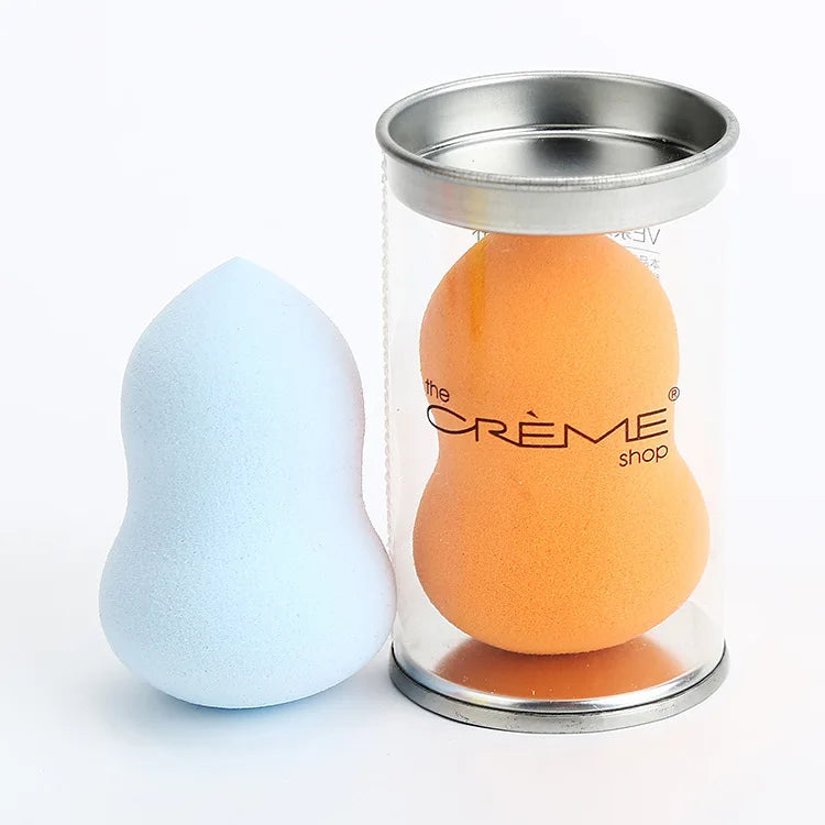 4Pcs Makeup Sponge Powder Puff Dry and Wet Combined Beauty Foundation Tools Cosmetic Ball Powder Puff Bevel Cut Make Up Sponge