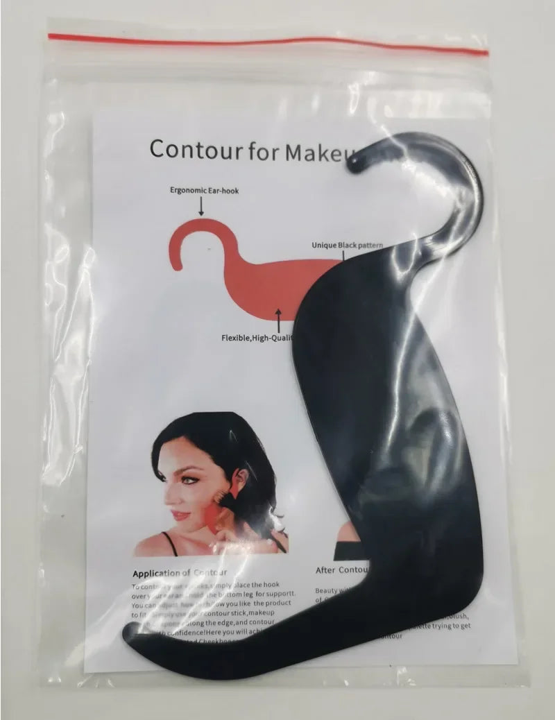 Perfect Contour Curve Stencil Eyebrow Shaper Makeup Tools Eyeliner Cards Face Cheek Nose Makeup Model Beauty Make Up Accessories