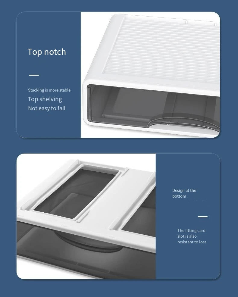 Desktop Storage Box Drawer Stationery Finishing Organizer Box Desk A4 File Cabinet Racks Cosmetics Dormitory Desktop Organizer