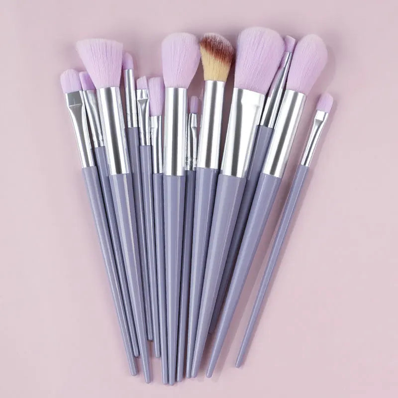13Pcs-14Pcs Makeup Brushes Soft Fluffy Makeup Tools Cosmetic Powder Eye Shadow Foundation Blush Blending Beauty Make Up Brush