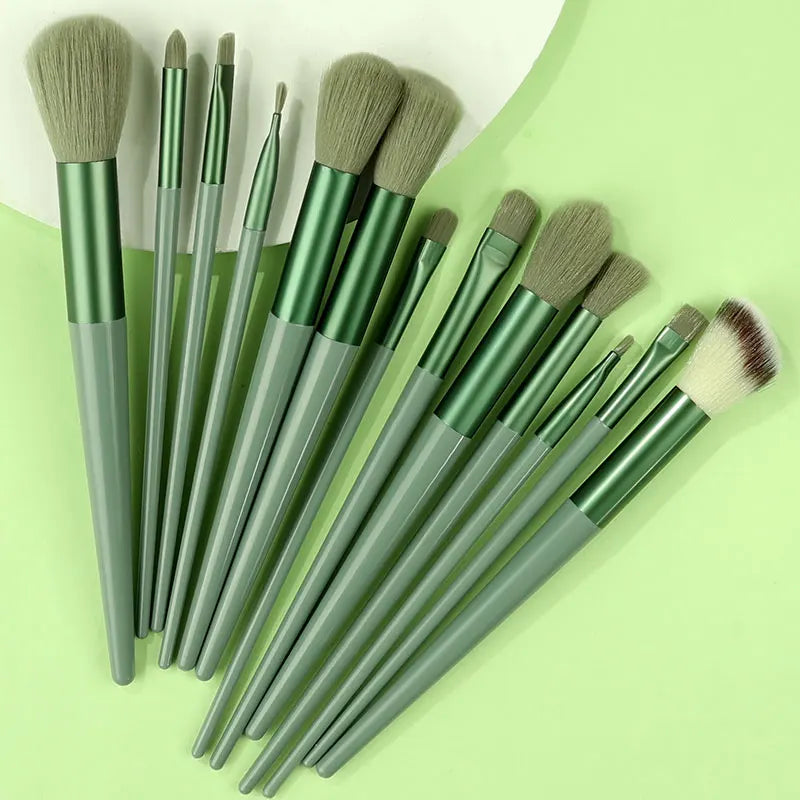 13Pcs-14Pcs Makeup Brushes Soft Fluffy Makeup Tools Cosmetic Powder Eye Shadow Foundation Blush Blending Beauty Make Up Brush