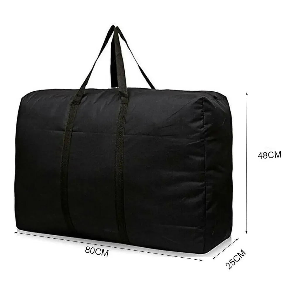 Extra Large Waterproof Moving Luggage Bags Laundry Shopping Bag Non-woven Fabric Cubes 80*48*25cm Home Storage Packing Tool