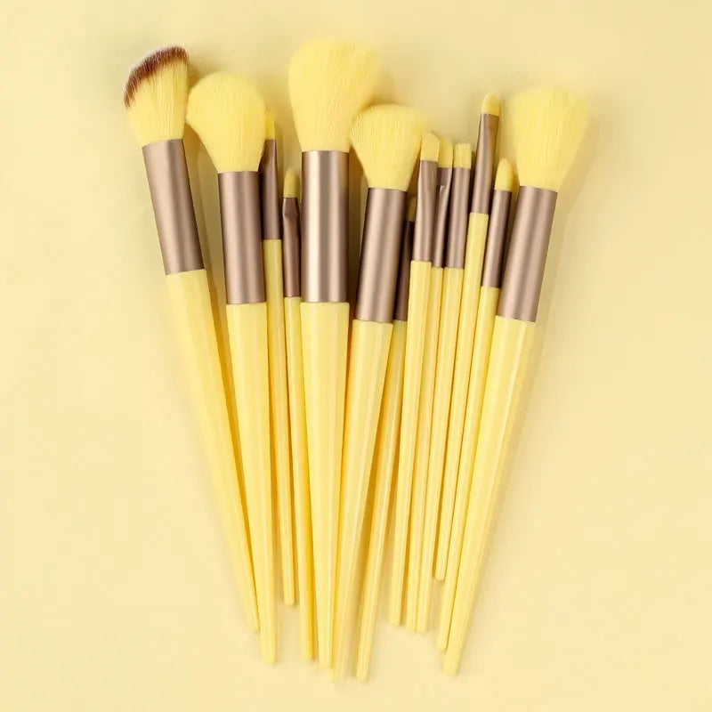 13Pcs-14Pcs Makeup Brushes Soft Fluffy Makeup Tools Cosmetic Powder Eye Shadow Foundation Blush Blending Beauty Make Up Brush