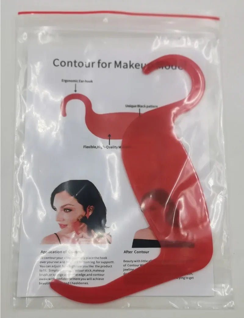 Perfect Contour Curve Stencil Eyebrow Shaper Makeup Tools Eyeliner Cards Face Cheek Nose Makeup Model Beauty Make Up Accessories