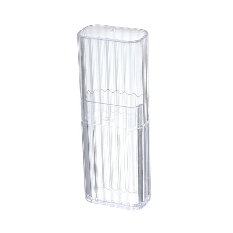 Household Storage Supplies Cotton Swab Storage Box Portable Travel Toothpick Band-aid Box Small Object Transparent Storage Box