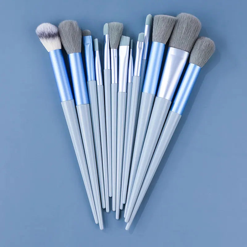 13Pcs-14Pcs Makeup Brushes Soft Fluffy Makeup Tools Cosmetic Powder Eye Shadow Foundation Blush Blending Beauty Make Up Brush