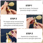 2pcs Glitter Body Highlighter Powder Spray Set with a Refill Bottle