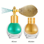 2pcs Glitter Body Highlighter Powder Spray Set with a Refill Bottle