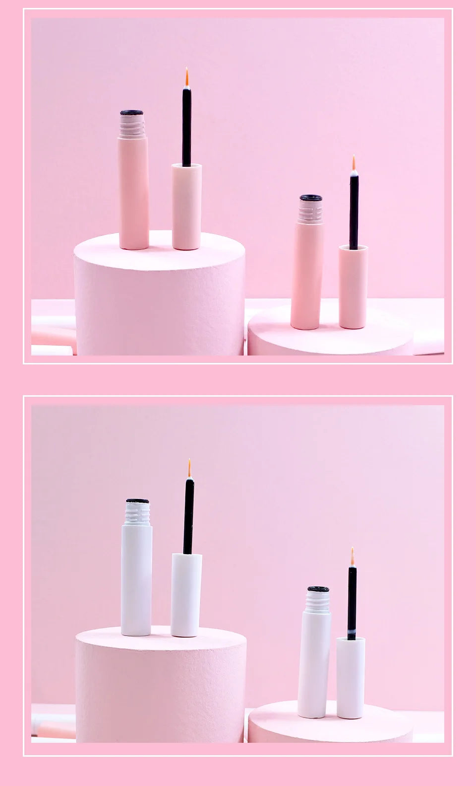 Eyelash Glue Wholesale 4/10/30 pcs Private Label White & Black Lash Glue Makeup Tools