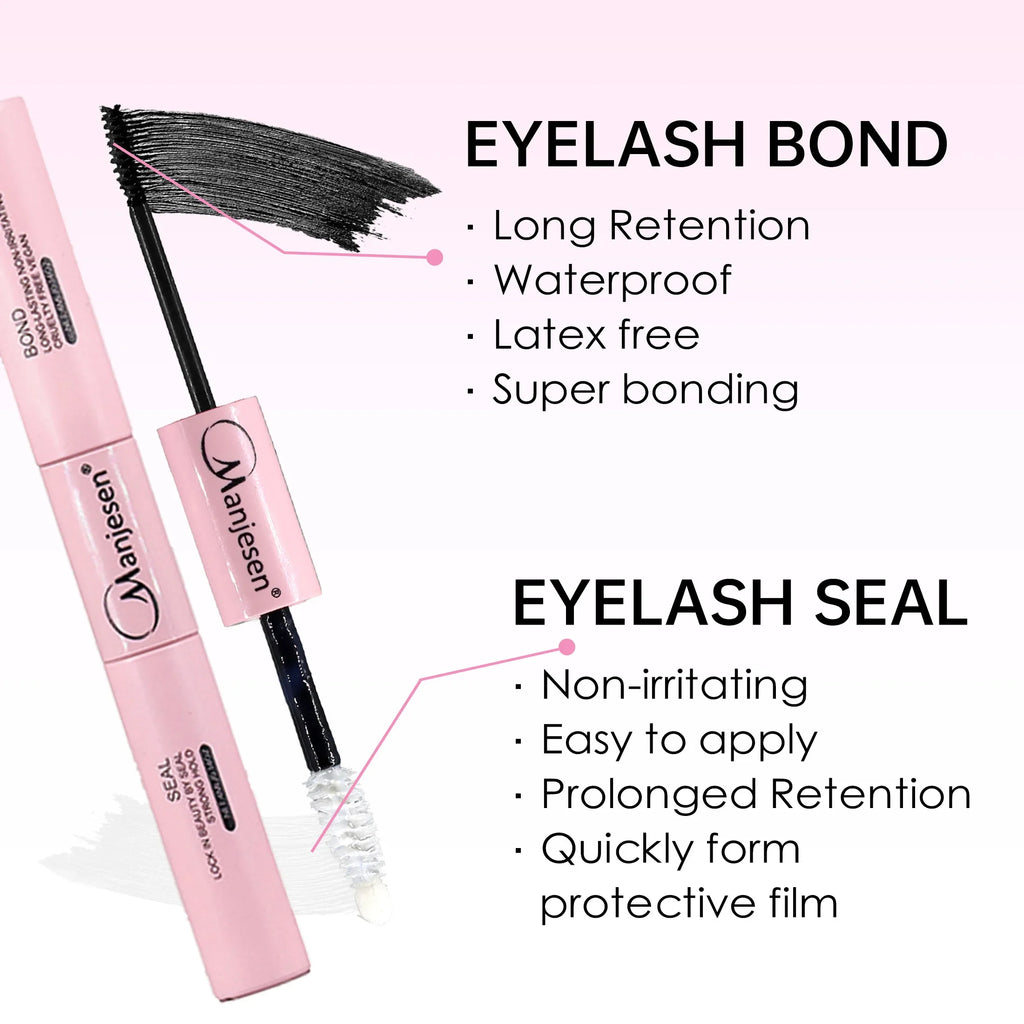 DIY Lashes Extension Kit Eyelashes 200 PCS Clusters Lash Bond