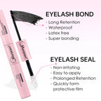 DIY Lashes Extension Kit Eyelashes 200 PCS Clusters Lash Bond