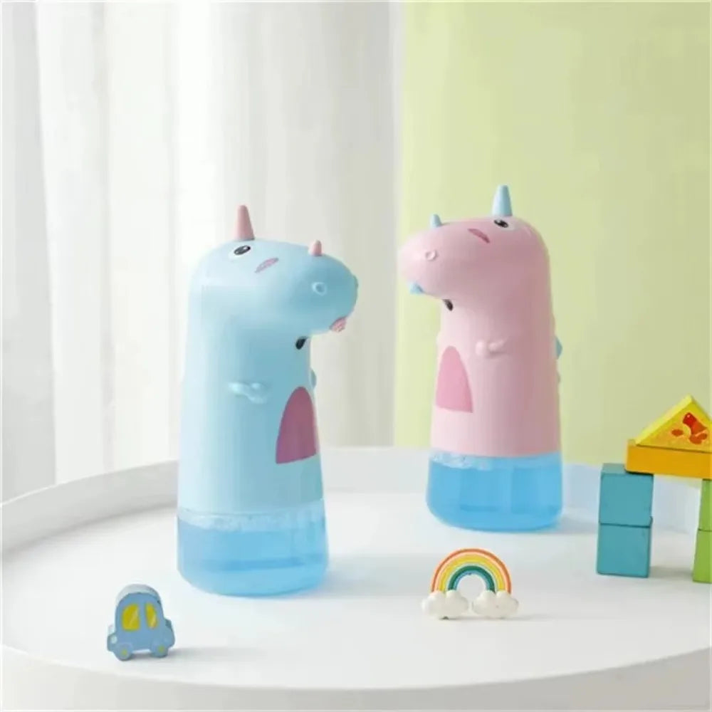 Cartoon 250ml Soap Dispenser Automatic Battery Cute Unicorn Foam Container