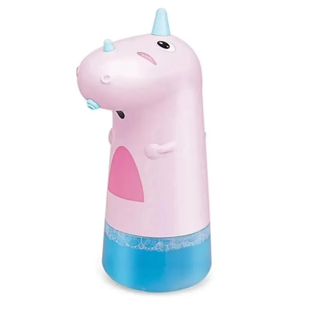 Cartoon 250ml Soap Dispenser Automatic Battery Cute Unicorn Foam Container