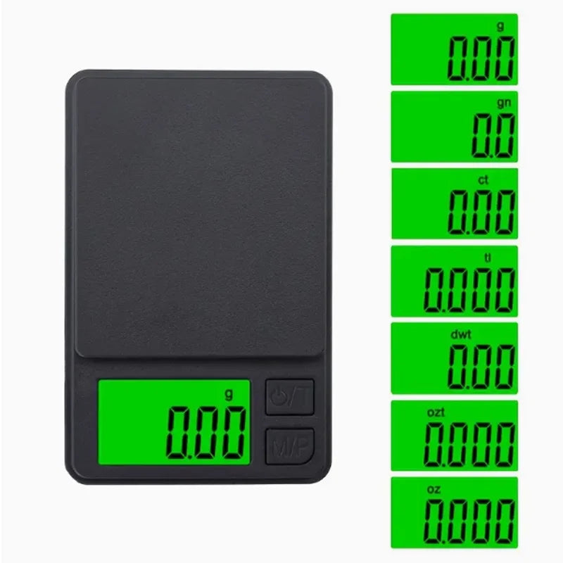 Precision Pocket Scale 1000g X 0.1g - Digital Gram, Food, , Ounces/Grains Scale