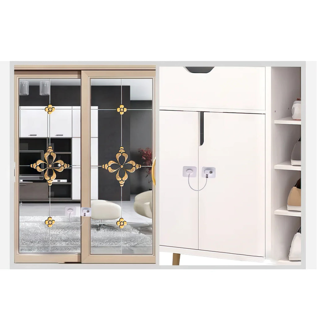 Kid Safe Window Limiter Baby Safety Lock  for Fridge Cabinet Door Drawer Washer