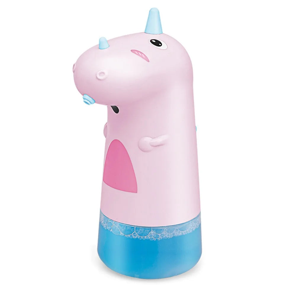Cartoon 250ml Soap Dispenser Automatic Battery Cute Unicorn Foam Container