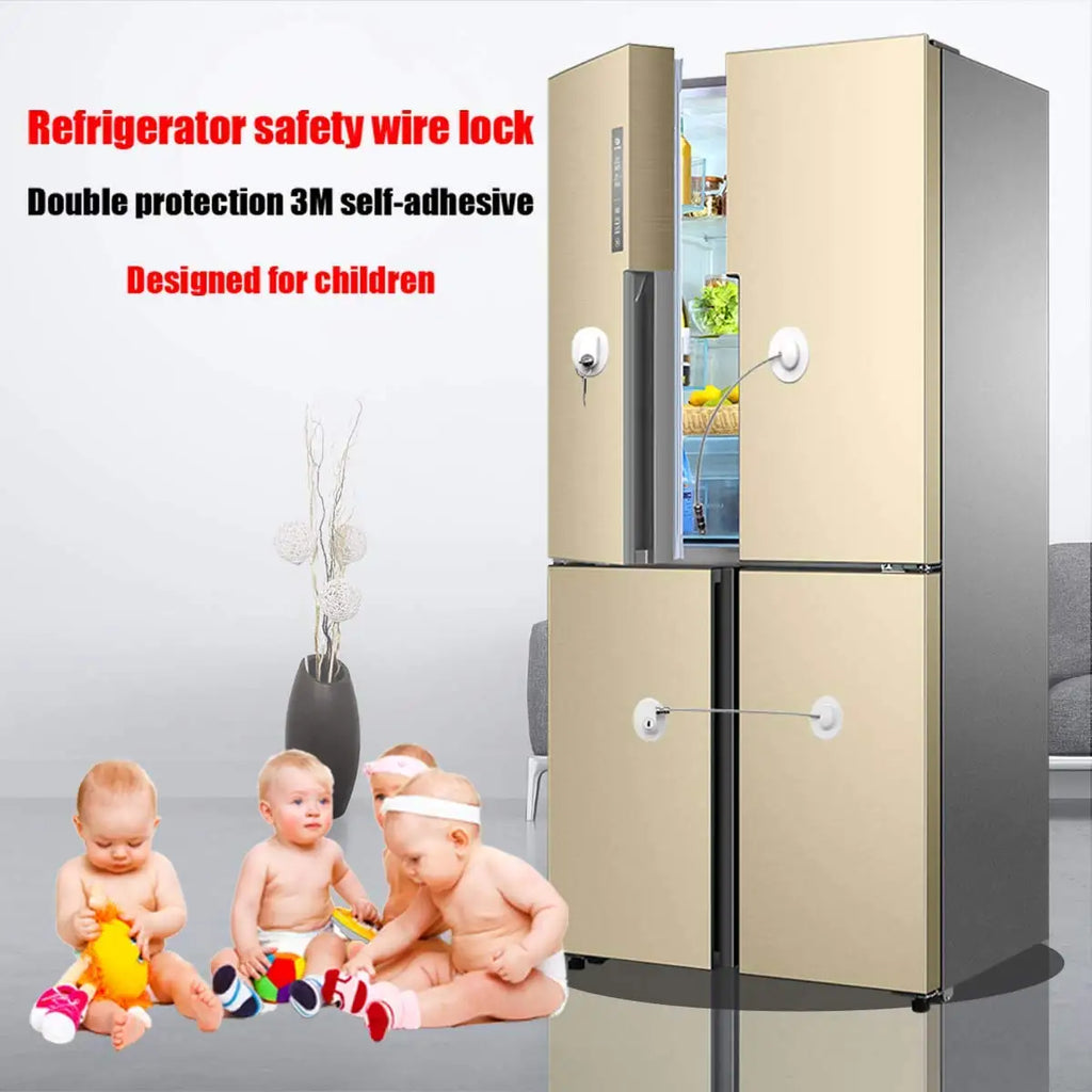 Kid Safe Window Limiter Baby Safety Lock  for Fridge Cabinet Door Drawer Washer
