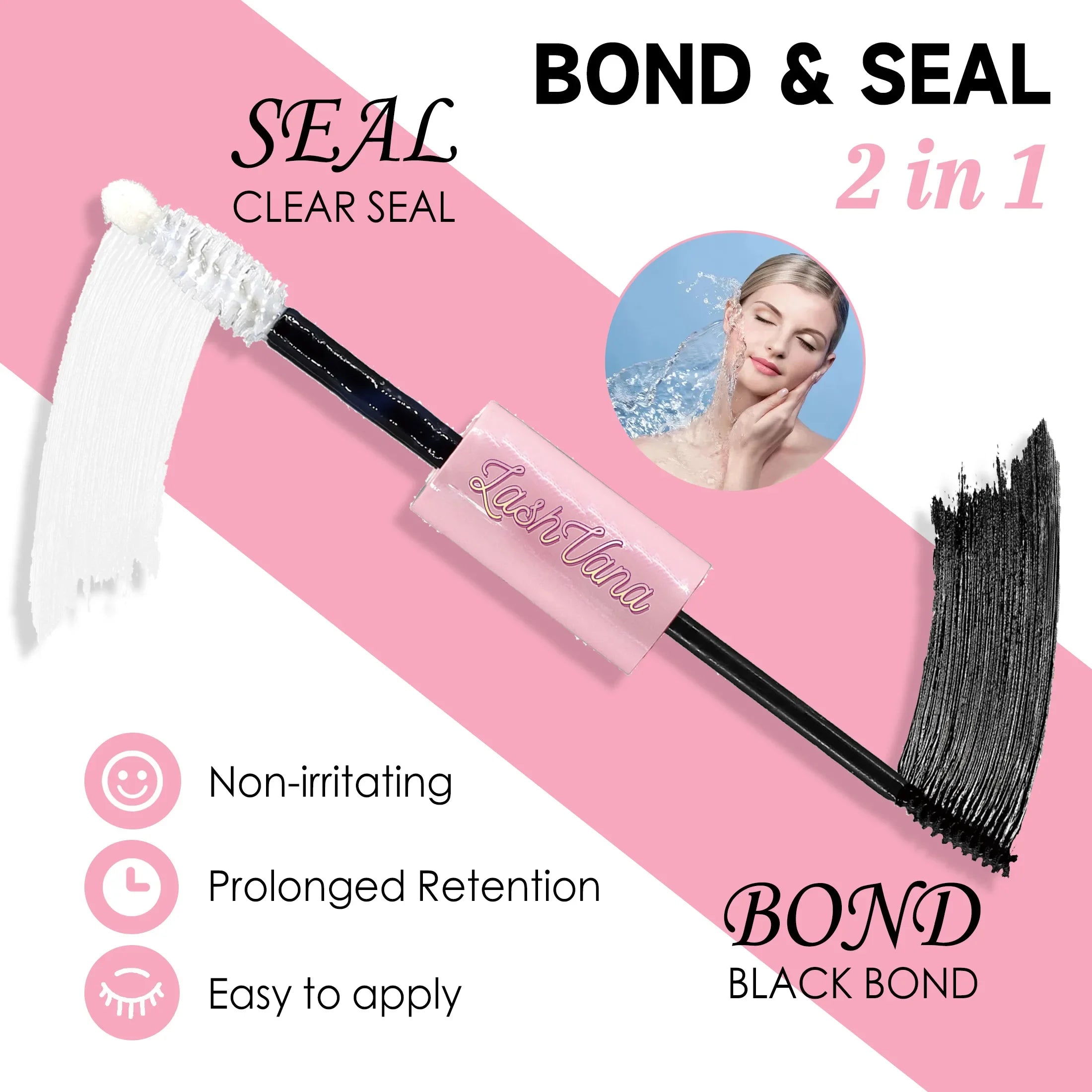 DIY Lashes Extension Kit Eyelashes 200 PCS Clusters Lash Bond