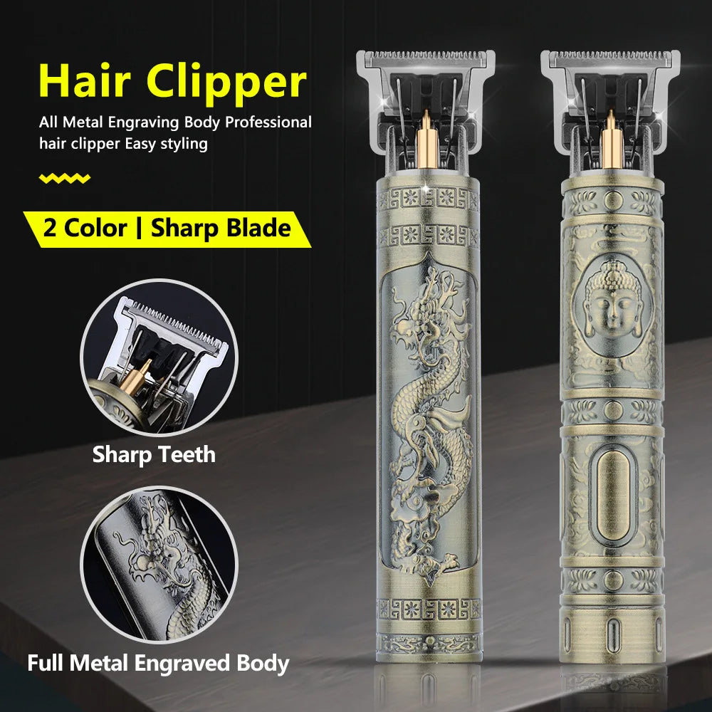 Retro T9 Original Haircutting Machine Set Jackets Trimmer Men's Electric Shaver