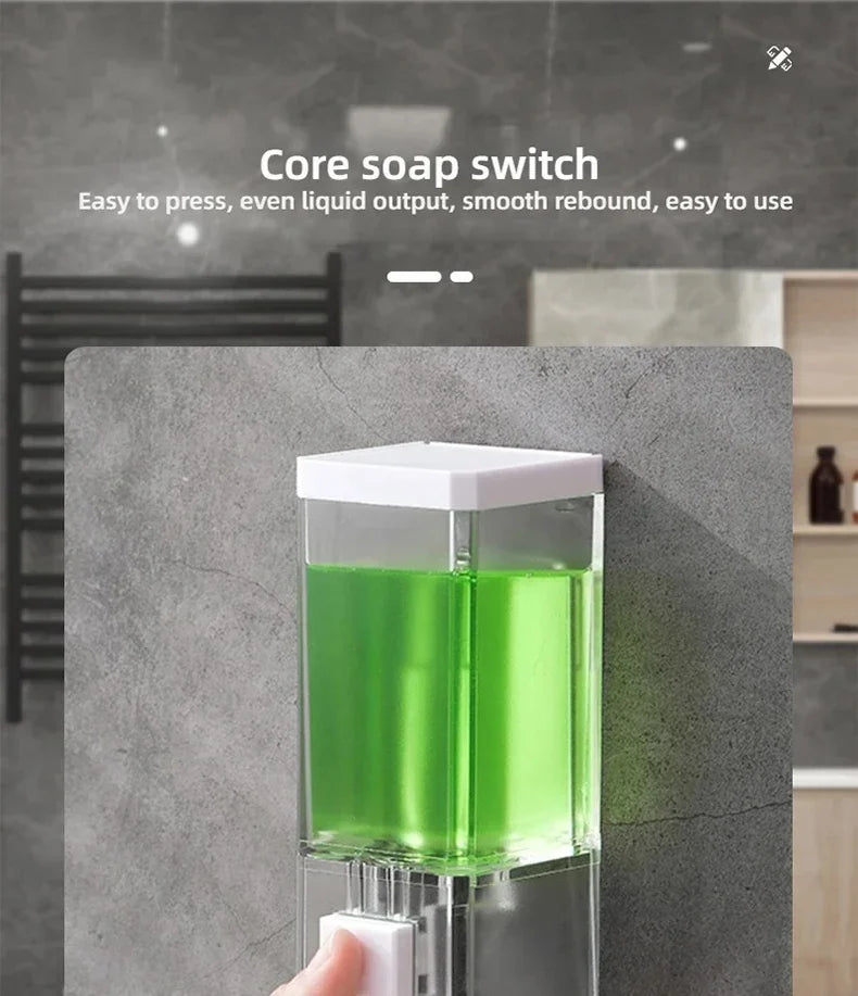 Manual Soap Dispenser Wall Mounted Bathroom Soap Dispenser