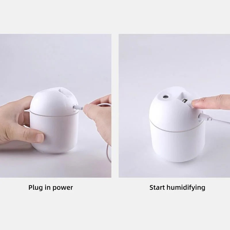 250ML USB Mini Air Humidifier Aroma Essential Oil Diffuser For Home