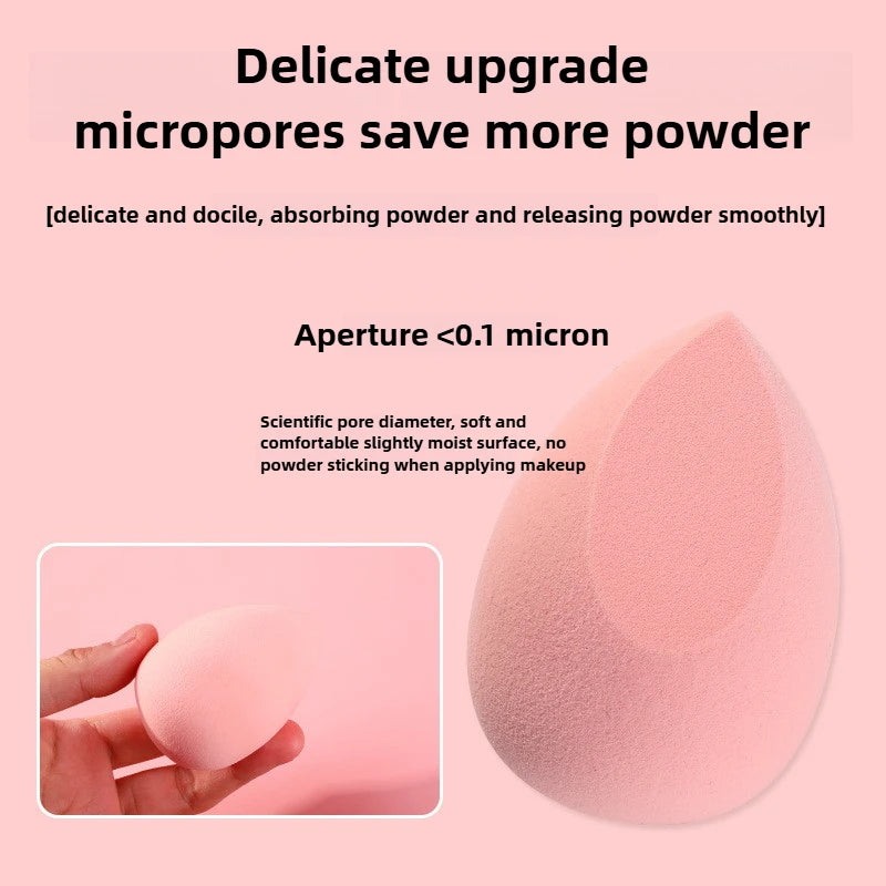 4Pcs Makeup Sponge Powder Puff Dry and Wet Combined Beauty Foundation Tools Cosmetic Ball Powder Puff Bevel Cut Make Up Sponge
