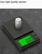Precision Pocket Scale 1000g X 0.1g - Digital Gram, Food, , Ounces/Grains Scale
