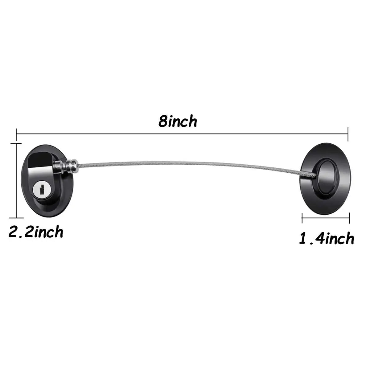 Kid Safe Window Limiter Baby Safety Lock  for Fridge Cabinet Door Drawer Washer