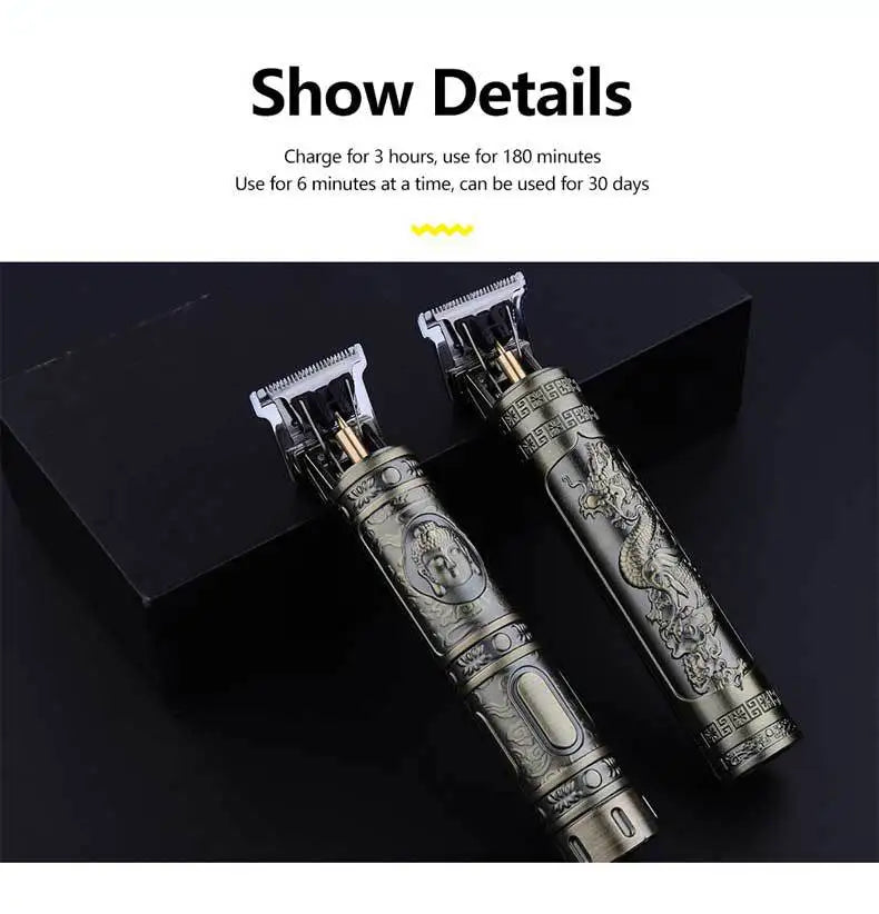 Retro T9 Original Haircutting Machine Set Jackets Trimmer Men's Electric Shaver