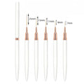 Nail Brush Pen 5pcs/set Nail Art Liner Brushes Set Elongated Striping Drawing