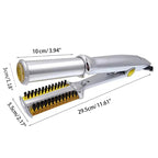 2-in-1 Hair Straightener and Curler for Styling Flat Iron Hairdressing Tool