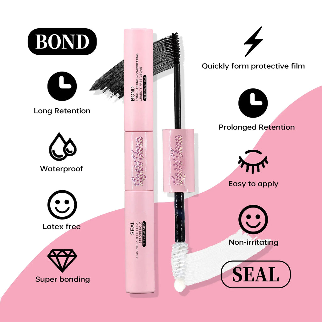 DIY Lashes Extension Kit Eyelashes 200 PCS Clusters Lash Bond