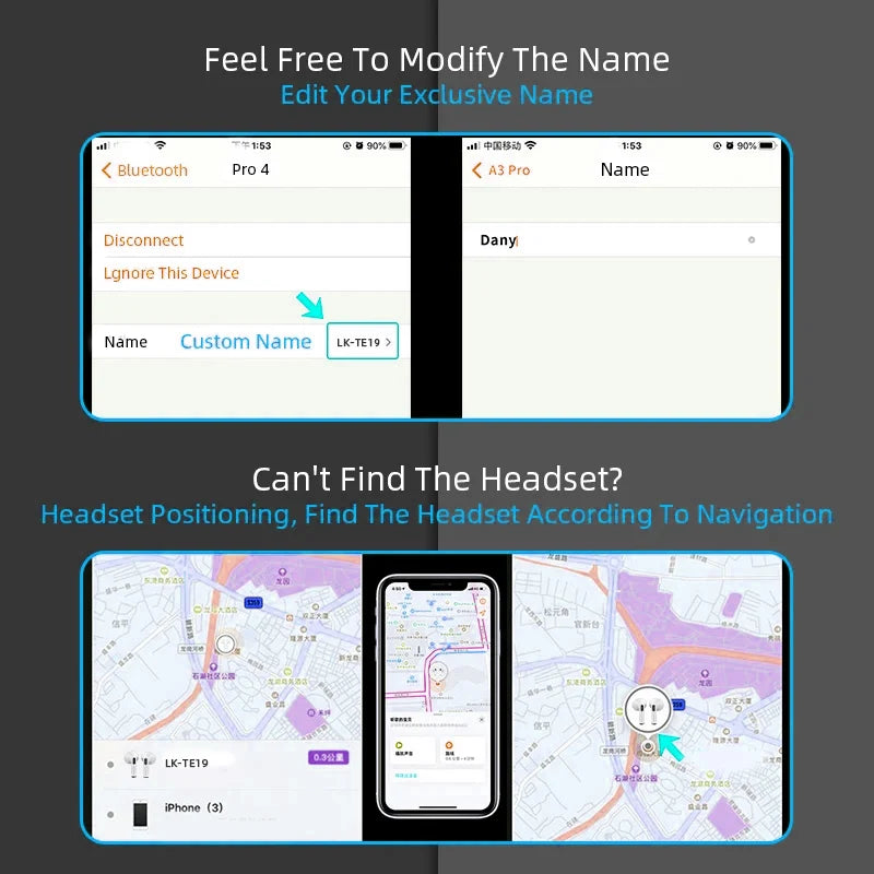 Airs Pro Wireless Headsets Bluetooth Earphones TWS Earbuds