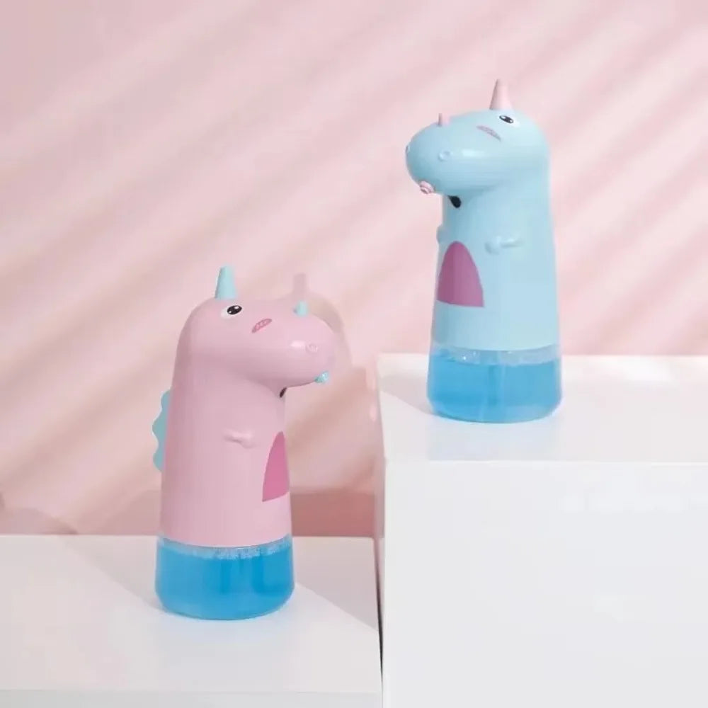 Cartoon 250ml Soap Dispenser Automatic Battery Cute Unicorn Foam Container