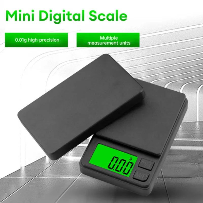 Precision Pocket Scale 1000g X 0.1g - Digital Gram, Food, , Ounces/Grains Scale