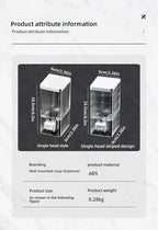 Manual Soap Dispenser Wall Mounted Bathroom Soap Dispenser