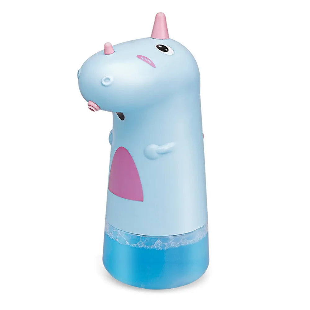 Cartoon 250ml Soap Dispenser Automatic Battery Cute Unicorn Foam Container