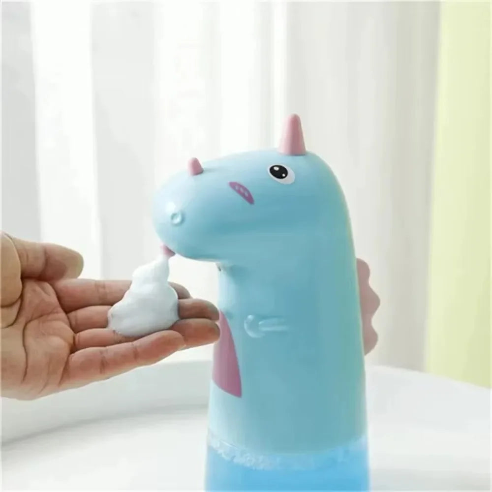 Cartoon 250ml Soap Dispenser Automatic Battery Cute Unicorn Foam Container