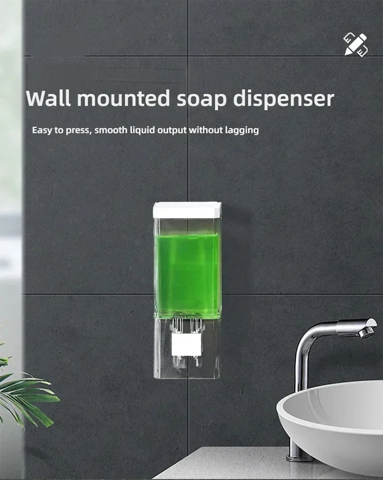 Manual Soap Dispenser Wall Mounted Bathroom Soap Dispenser