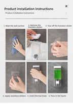 Manual Soap Dispenser Wall Mounted Bathroom Soap Dispenser